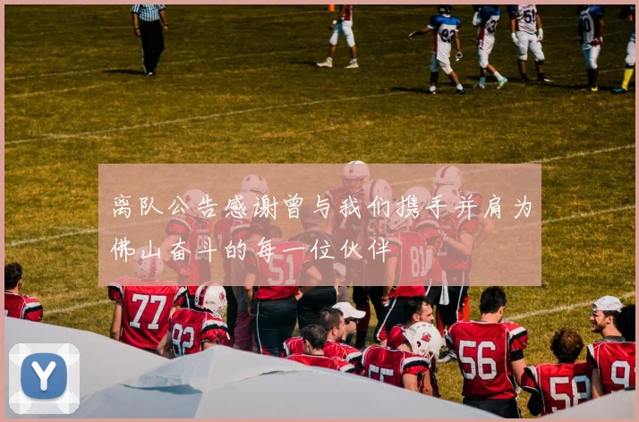 离队公告感谢曾与我们携手并肩为佛山奋斗的每一位伙伴